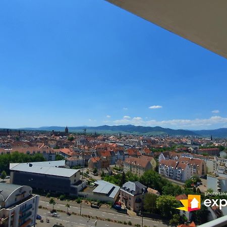 Bel Appartement Avec Vue Splendide Sur Toute La Ville De Colmar - Parking Gratuit Kültér fotó