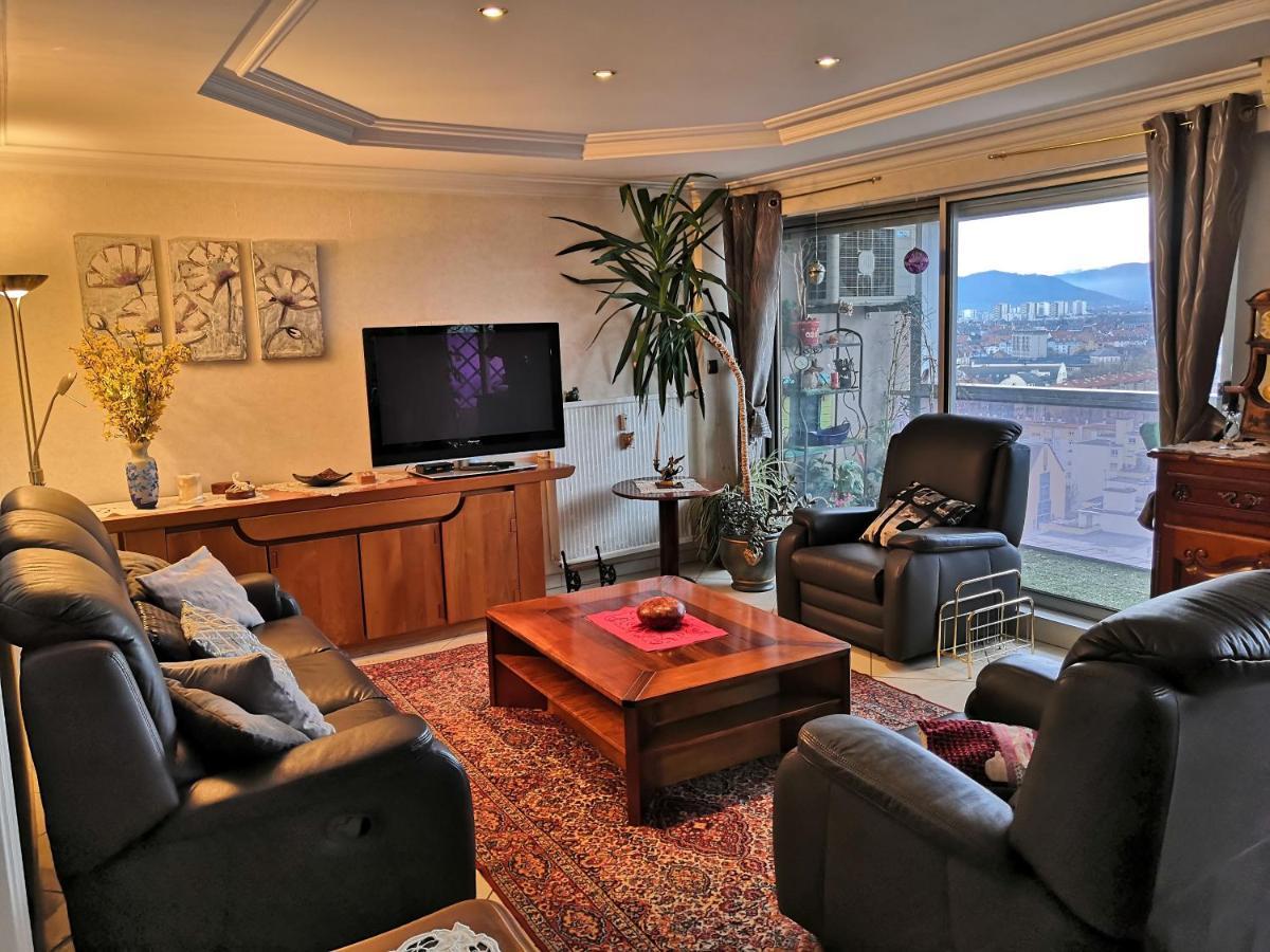 Bel Appartement Avec Vue Splendide Sur Toute La Ville De Colmar - Parking Gratuit Kültér fotó